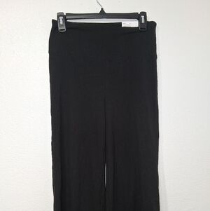 NWT'S Womens Sonoma Black Wide-Leg Crop Pants Size Small